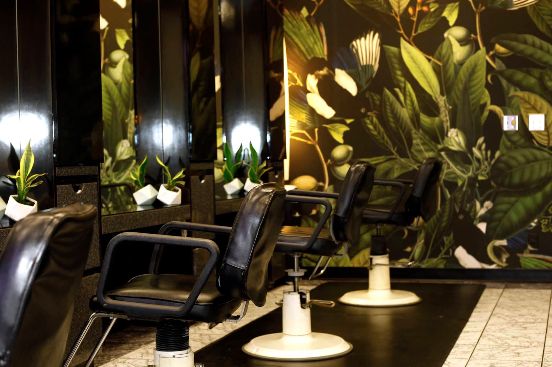 John Douglas Salon wash stations and products